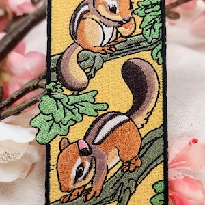 Nature's Diptychs Embroidery Patch (Chipmunk)