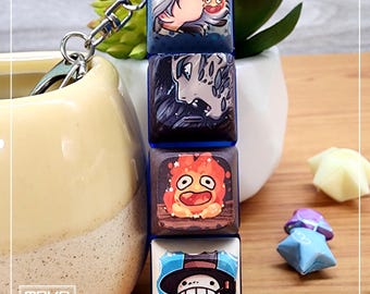 Howl&#39;s Moving Castle Keycap Set - KEYCAPS ONLY -