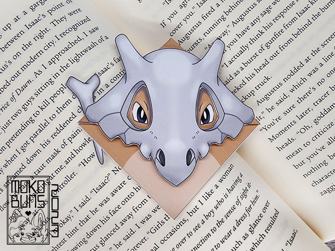 Cubone Bookmark - Etsy
