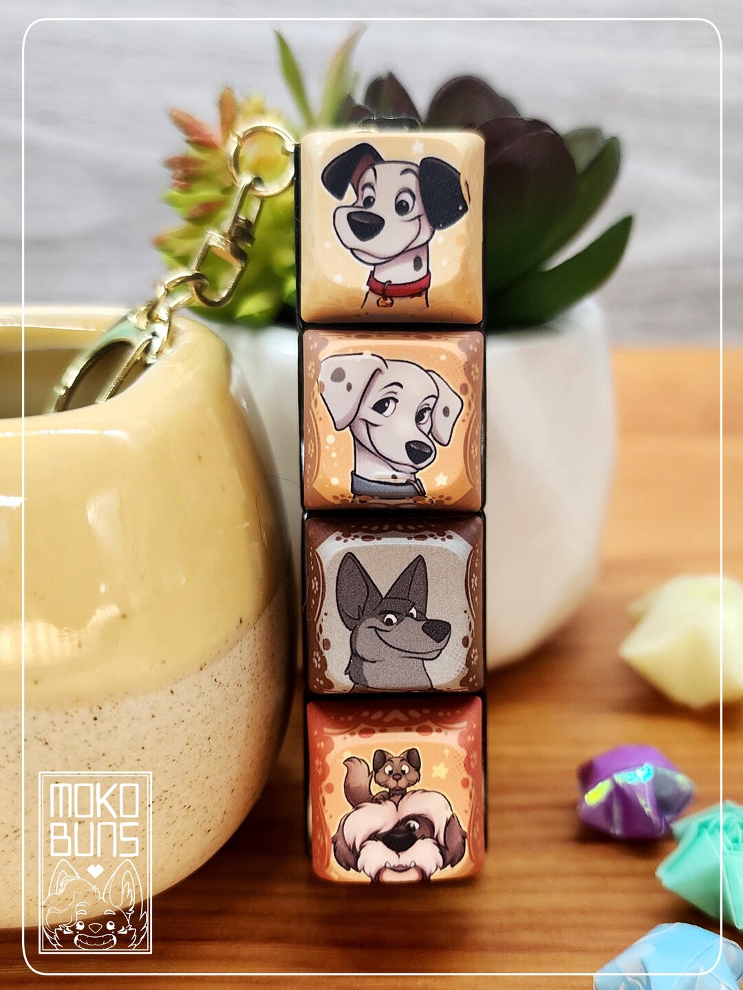 101 Dalmatians Keycap Fidget Toy - Etsy