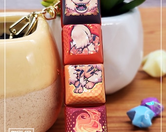 Arcanine Keycap Set - NUR SCHLÜSSELKAPPEN -