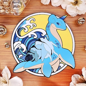 Lapras Waves PVC Coaster