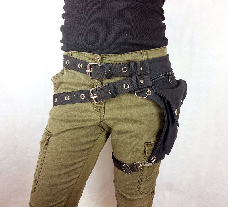 For the LEFT Leg Utility Belt With REMOVABLE Leg Strap on the Etsy UK