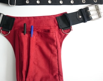 Cotton Utility Belt Bag: Caretaker Nurse Hip Pack - All Sizes