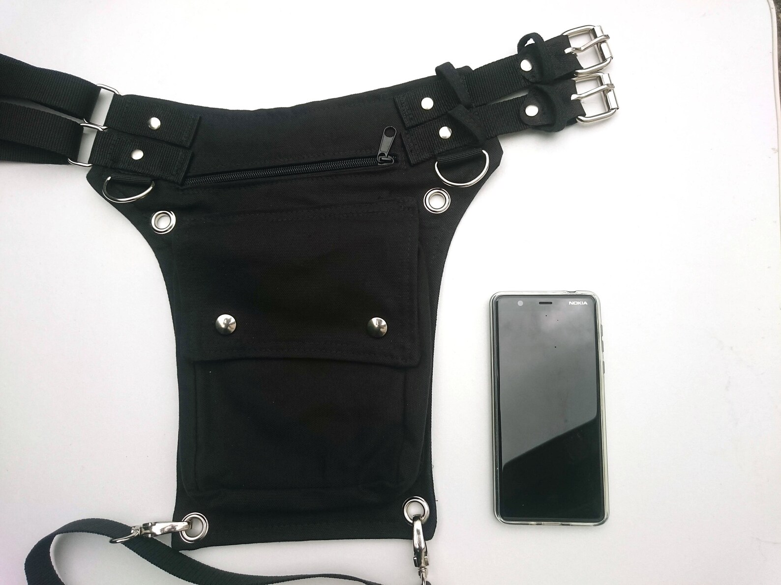 Utility belt with REMOVABLE leg strap on the thigh and belt Etsy
