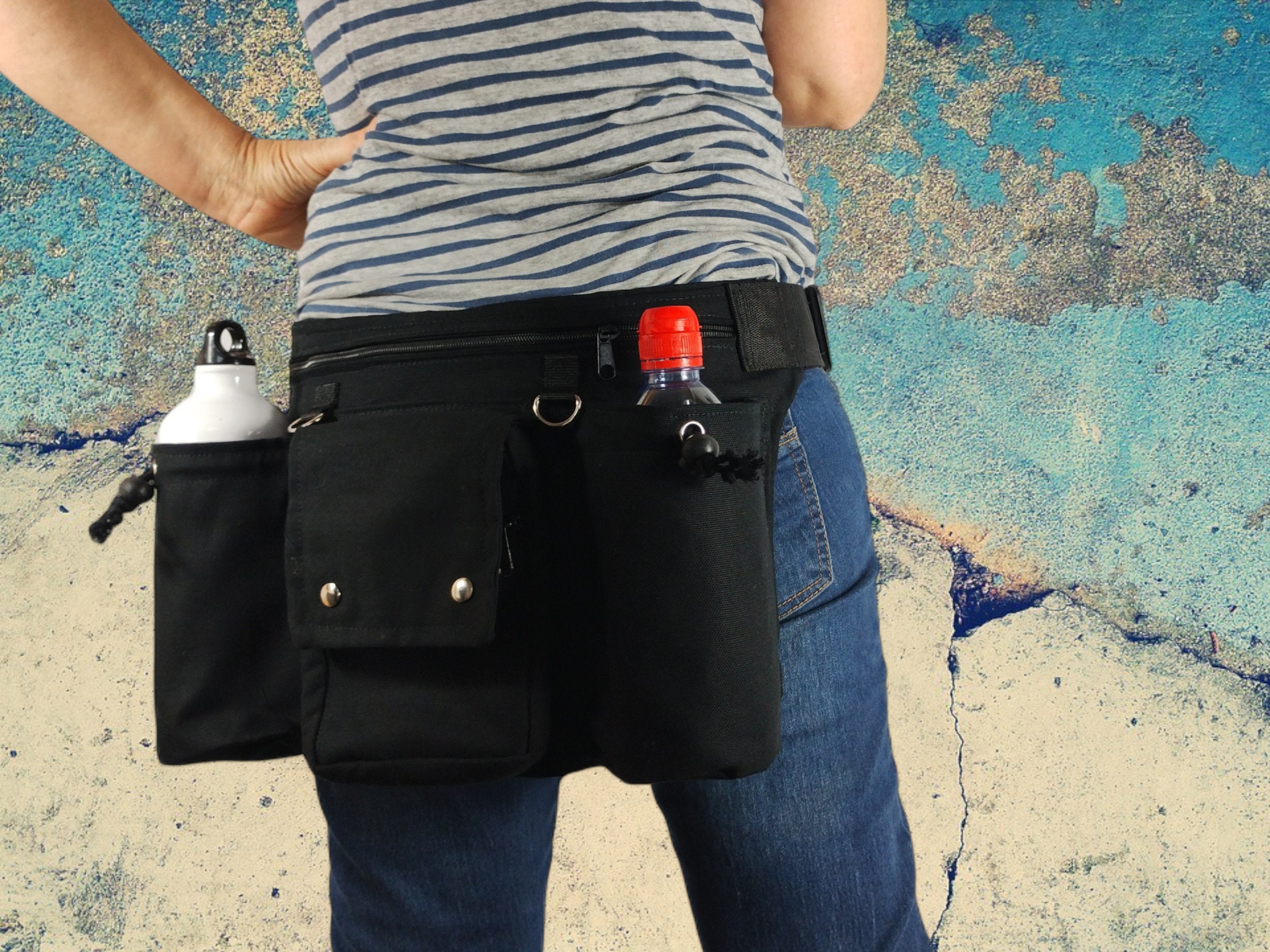 Fanny Pack With Water Bottle Holder Etsy UK