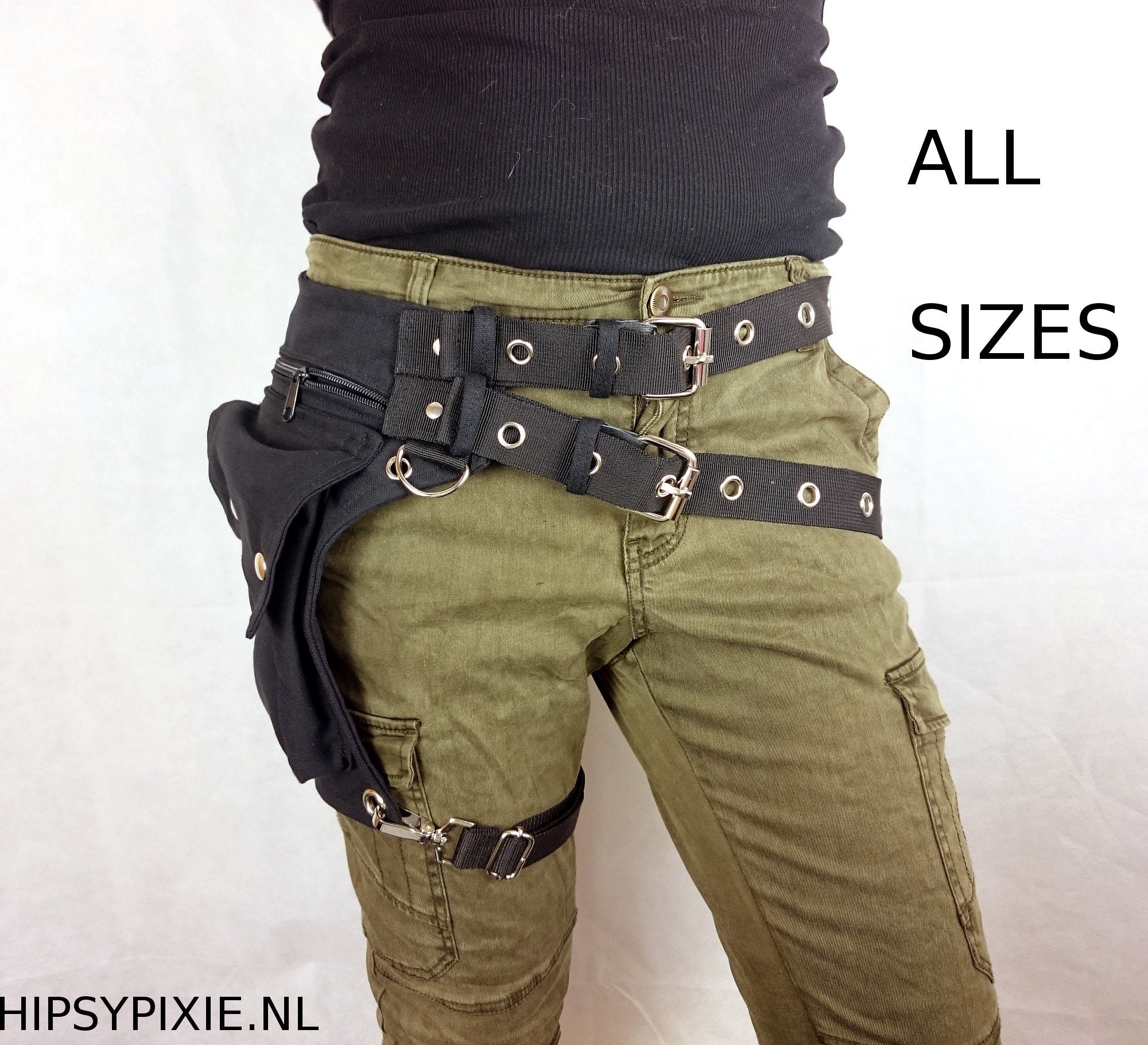 Utility belt with REMOVABLE leg strap on the thigh and belt Etsy