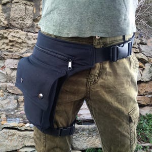 Utility belt with a click buckle and an extra strap on the leg* plus sizes also, Festival thigh belt, Holster bag, waist pockets, hip purse