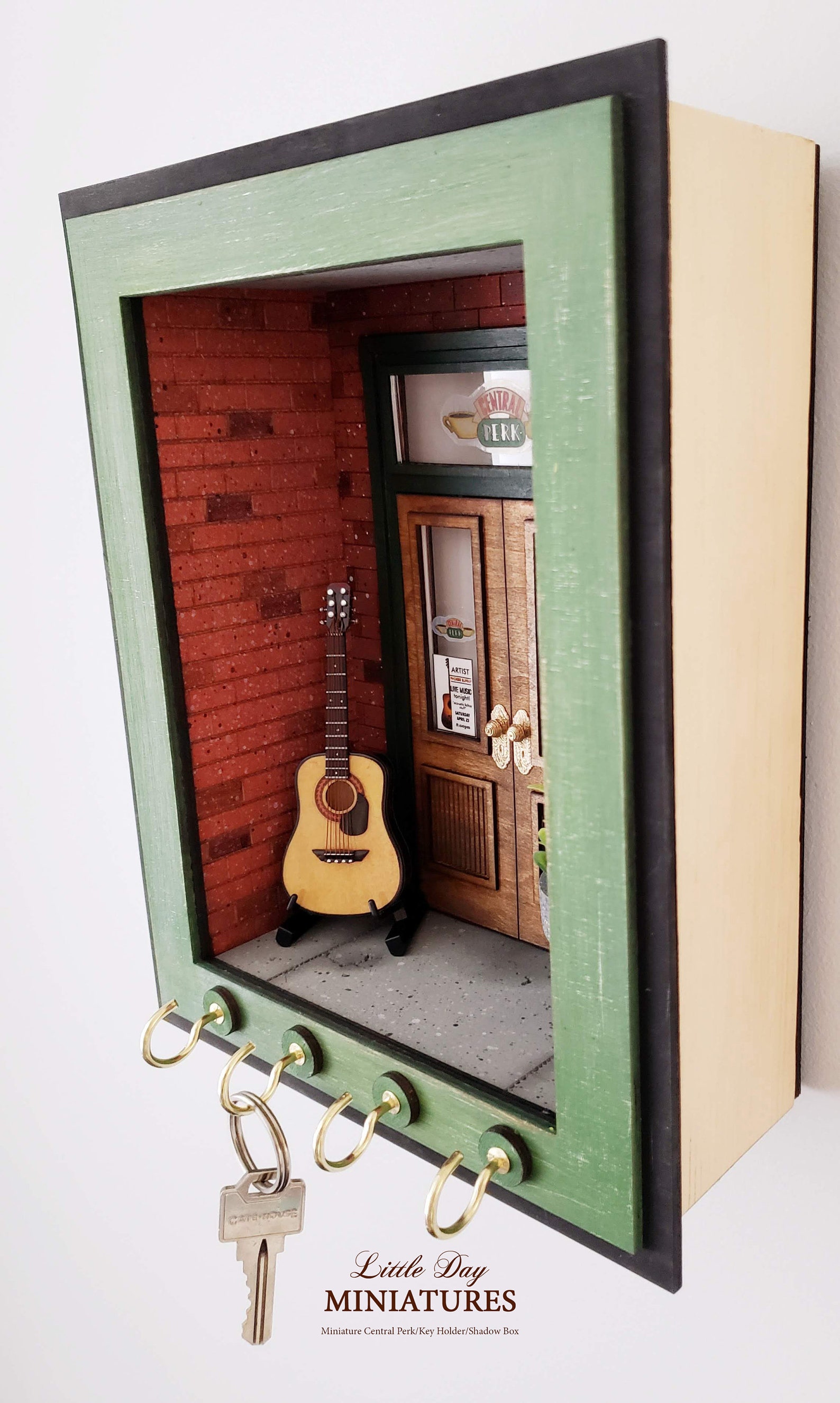Central Perk Friends Door Shadow Box Key Holder Etsy Canada