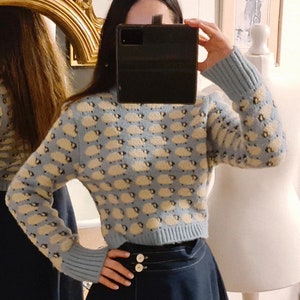 Sheep sweater zara discount