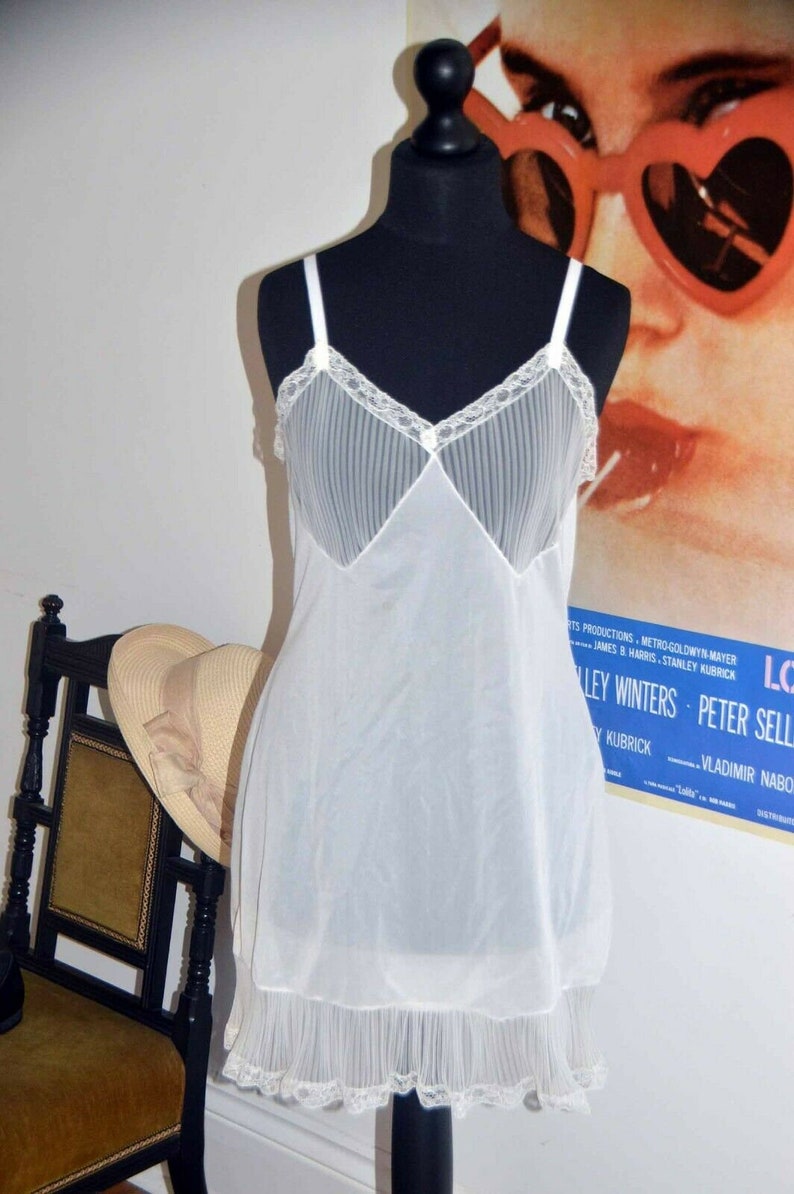 Vintage 40's 50's Baby Doll Sheer Lace Negligee Etsy UK