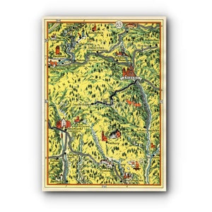Leo Faller Germany Map 1956, Amberg, Hersbruck, Vilseck, Sulzbach-Rosenberg, Neumarkt in der Oberpfalz, Velburg, Parsberg, Download .JPG