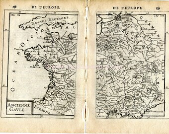 Munster Osnabruck Germany Belgium Utrecht 1683 Manesson Mallet Cercle de Westphalie Netherlands Antique Map Print Engraving Leige