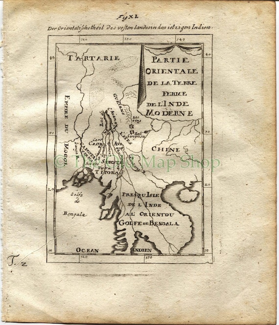 Novaya Zemlya 1719 Manesson Mallet Nouvelle Zemble North Russia Arctic Antique Map Barents /& Kara Seas Print