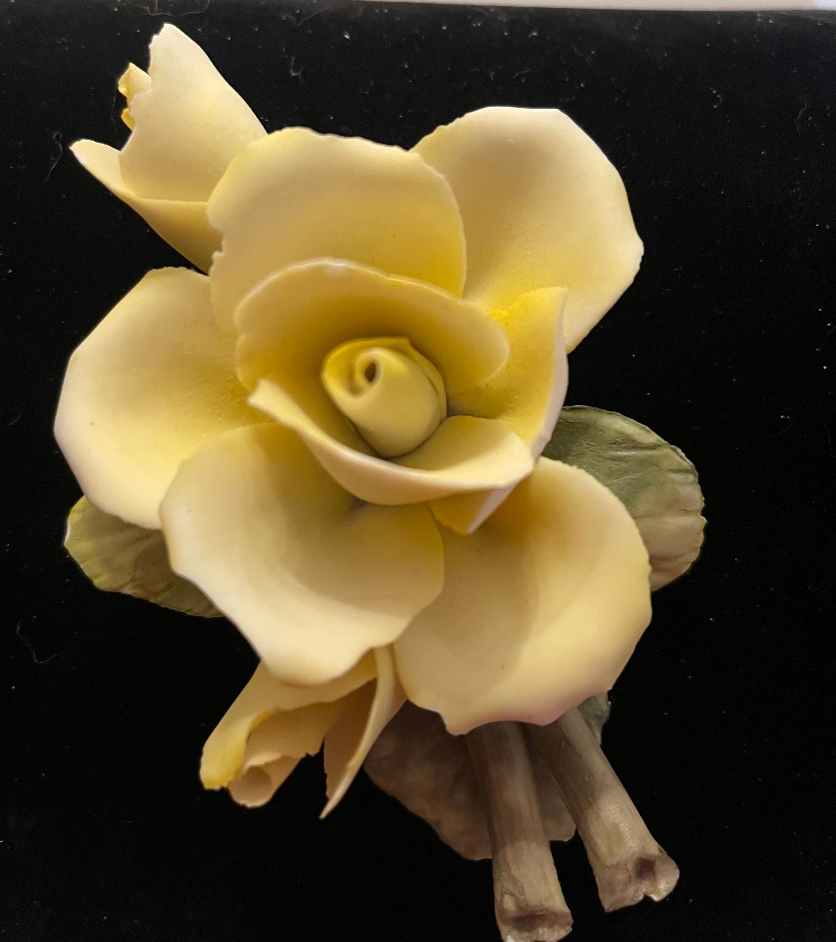 Boehm Rose Figurine - Etsy