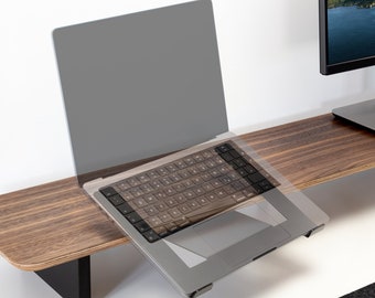 Uchwyt na laptopa do podstawki pod monitor SETUP COCKPIT Podstawka pod laptopa Modułowe akcesorium umożliwiające organizację biurka