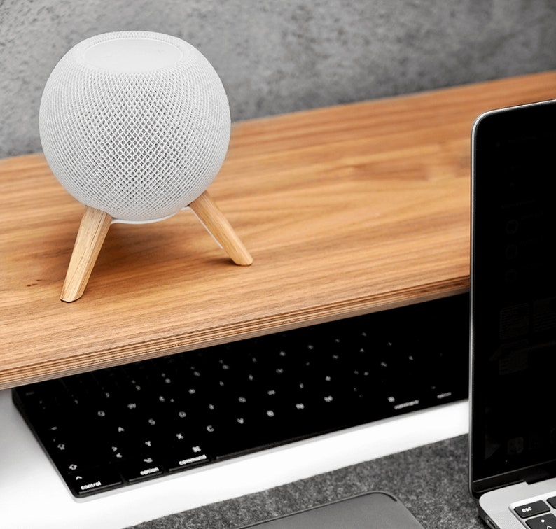 Tripod Wooden Stand for Apple Homepod Mini Handmade Gift Etsy