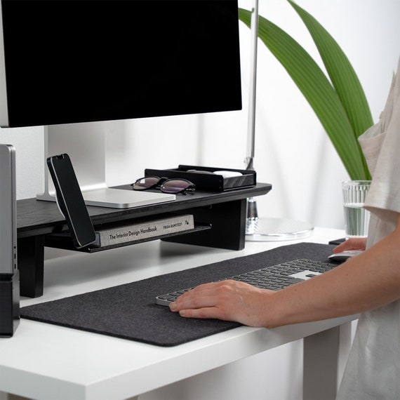 Tapis de bureau design en feutre