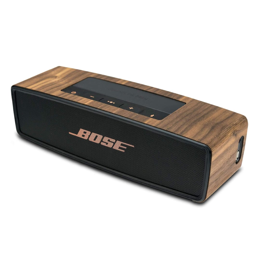 Wooden Skin Walnut Bose Soundlink Mini I & II Genuine Wood Cover