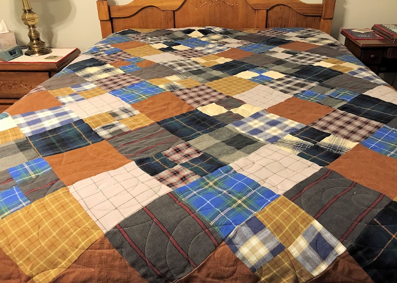 EXAMPLE Custom Quilts from Loved Ones Clothing | Etsy