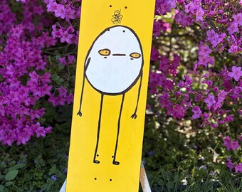 Decorative skateboard deck : Mr Egg