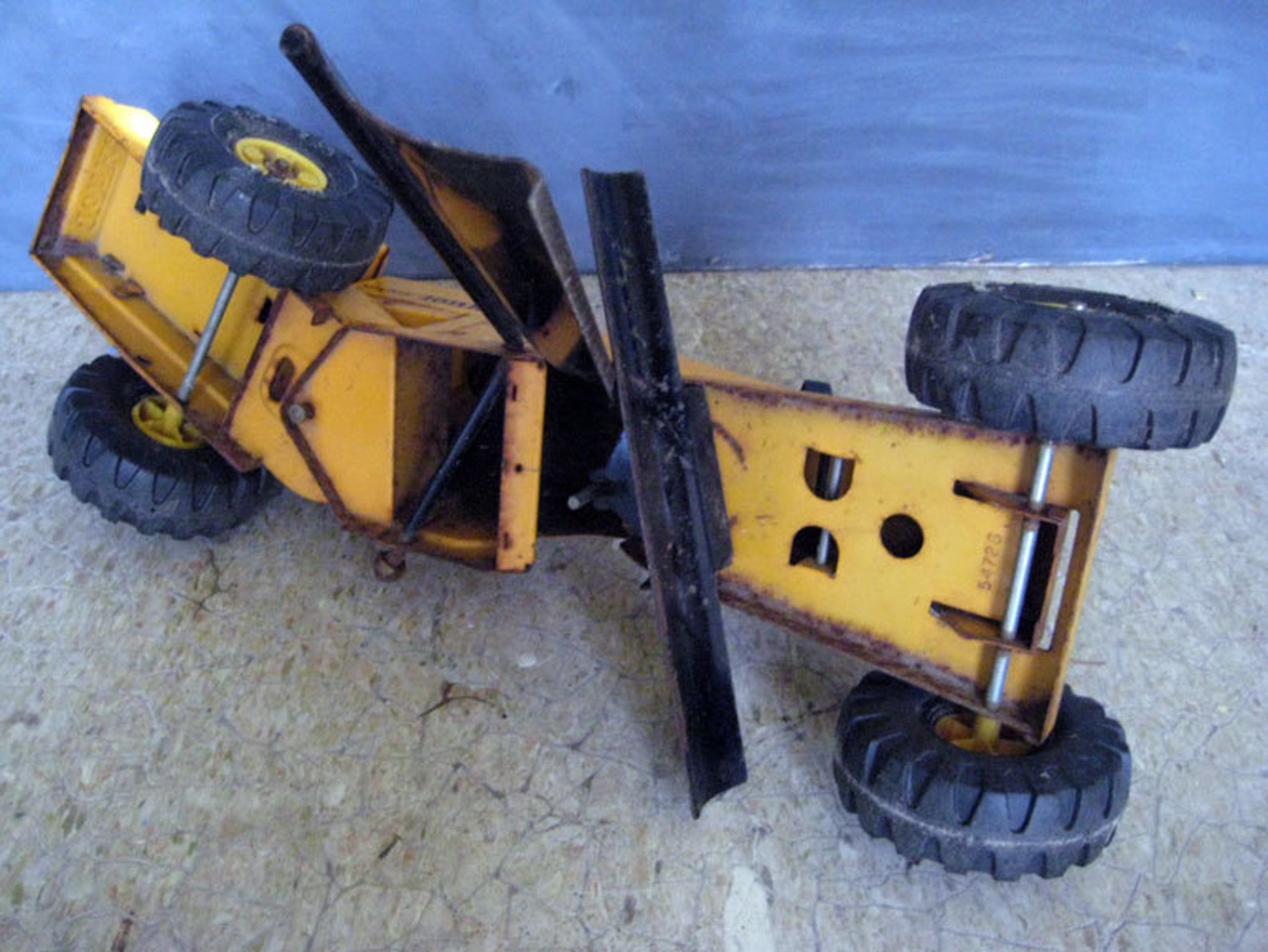 Classic 1960s Vintage Tonka. Yellow Metal Toy. Mighty Tonka Etsy