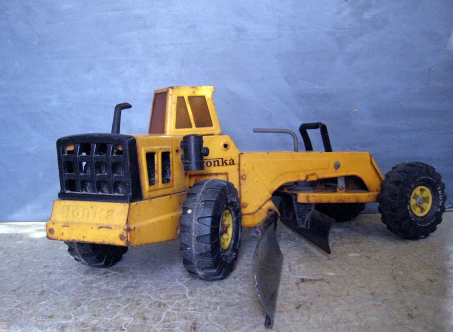Classic 1960s Vintage Tonka. Yellow Metal Toy. Mighty Tonka Etsy