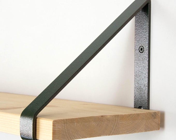 Shelf Bracket Heavy Duty -  Antique Green Copper Color