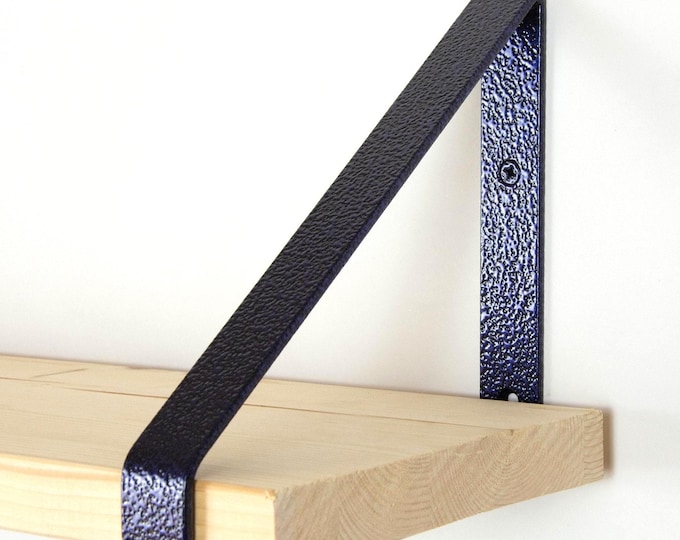 Colorful Steel Bracket - Antique Blue Color - Heavy Duty Bracket - Shelf Bracket - Triangle Bracket - Bracket