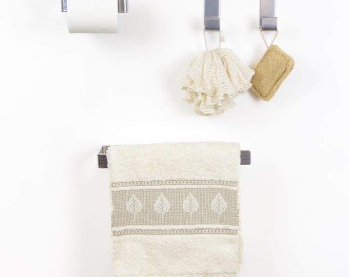 Modern Bathroom Accessories, Toilet Paper Holder, Towel Bar, Wall Hook - Build Your Own Bathroom Set, Mix & Match Colors and Styles