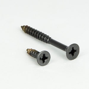 Furniture Screws, Wood Screws, Flat Head Screws, Blue Matte Screws, Colorful Screws, Home Improvement, DIY