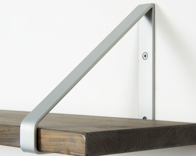 Modern Shelf Bracket - Aluminium Matte Color Triangle Bracket