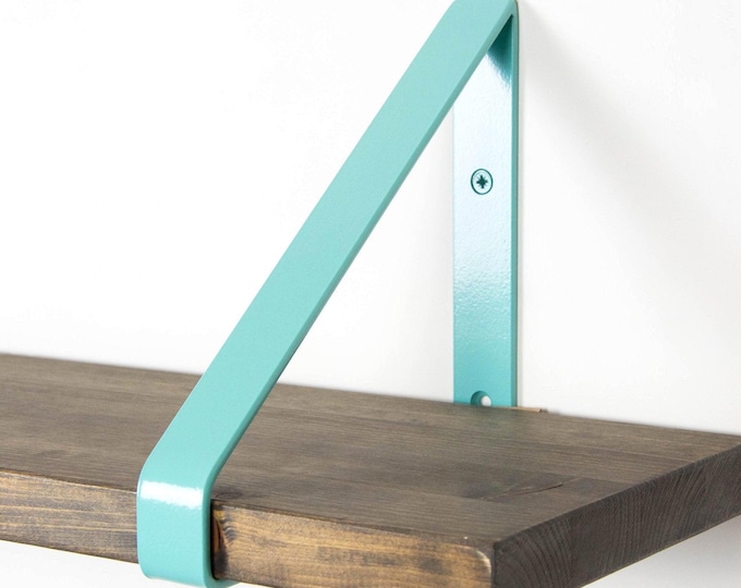 Colorful Shelf Bracket - Light Blue Color - Heavy Duty Bracket - Hanging Shelf - Triangle Bracket - Bracket