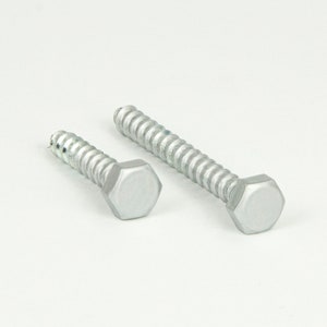 Lag Screws, Hex Bolts, Zinc Lag Bolt, Wood Lag Bolts, Furniture Screws, Hardware for Installation, DIY, Aluminium Matte Screws