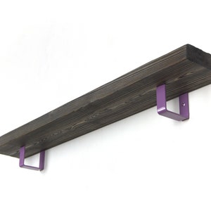 Colorful Shelf Bracket - Violet Color Shelf Bracket, Shelf Support, Floating Shelf Bracket