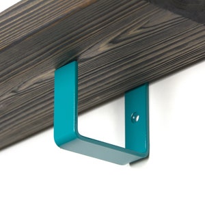 Colorful Shelf Bracket - Turquoise Color Shelf Bracket, Kitchen Shelf Bracket, Metal Shelf Bracket