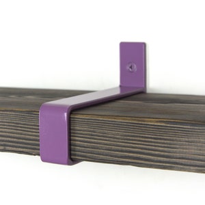 Colorful Shelf Bracket - Modern Shelf Bracket, Violet Color Floating Shelf Bracket