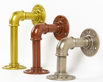 Shelving Brackets - Industrial Shelf Bracket - Rustic Shelf Bracket - Single Shelf Bracket