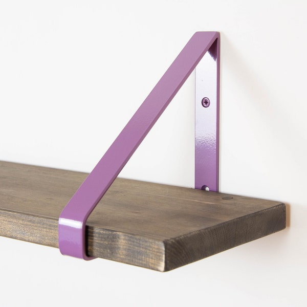 Colorful Shelf Bracket For Wall Book Shelf - Violet Color Bracket