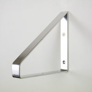 Free Shipping Modern Shelf Bracket -  Book Shelf Bracket - Chrome Color
