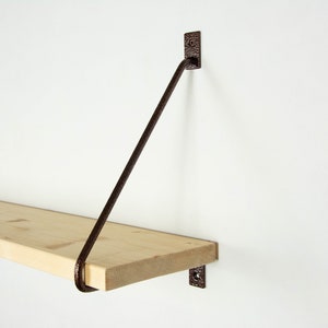 Free Shipping Minimalist Shelf Bracket - Powder Coated Brackets - Steel Shelf Brackets - Powder Coated Brackets - Metal Bracket