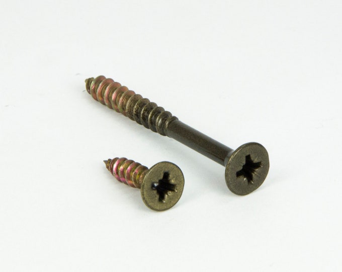 Wood Screws, Flat Head Screws, Mounting Screws, Fasteners, Screws For Wood, Steel Wood Screws, Colorful Screws, Home Improvement, DIY