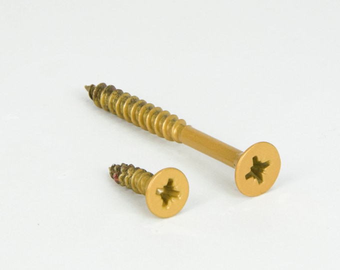 Wood Screws, Flat Head Screws, Mounting Screws, Fasteners, Screws For Wood, Steel Wood Screws, Colorful Screws, Home Improvement, DIY