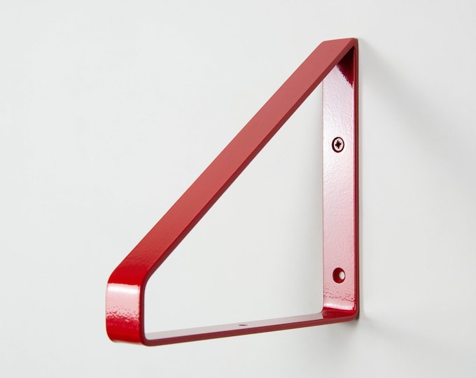 Free Shipping Modern Shelf Bracket For Hanging Shelf - Red Gloss Color
