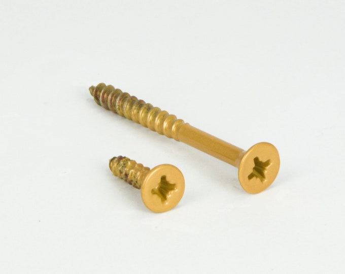 Flat Head Screws, Wood Screws, Mounting Screws, Fasteners, Screws For Wood, Steel Wood Screws, Colorful Screws, Home Improvement, DIY