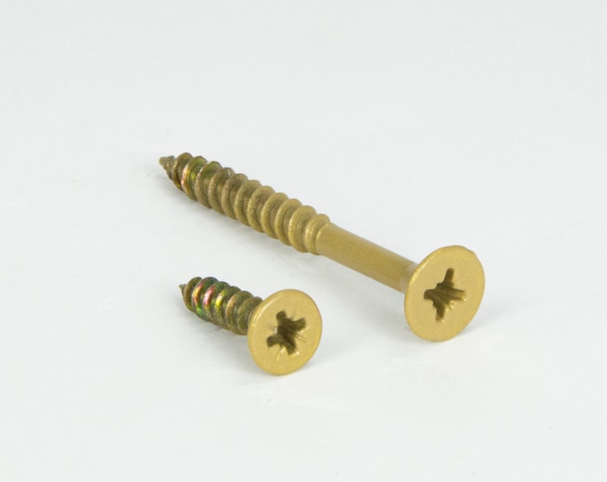 Wood Screws, Flat Head Screws, Mounting Screws, Fasteners, Screws For Wood, Colorful Screws, Home Improvement, DIY