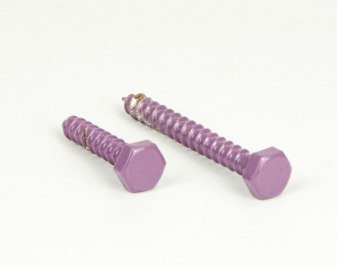 Zinc Lag Bolt, Wood Lag Bolts, Furniture Screws, Lag Bolts, Lag Screws, Hex Bolts, Hardware for Installation, Violet Screws