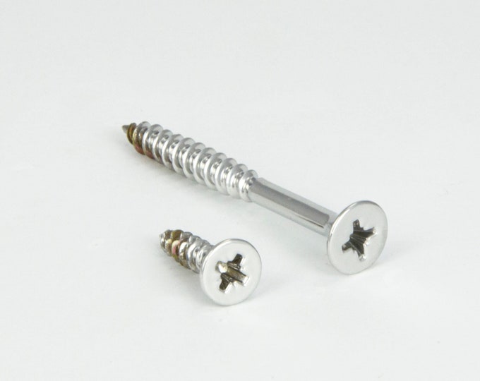 Wood Screws, Flat Head Screws, Mounting Screws, Fasteners, Screws For Wood, Colorful Screws, Home Improvement, DIY