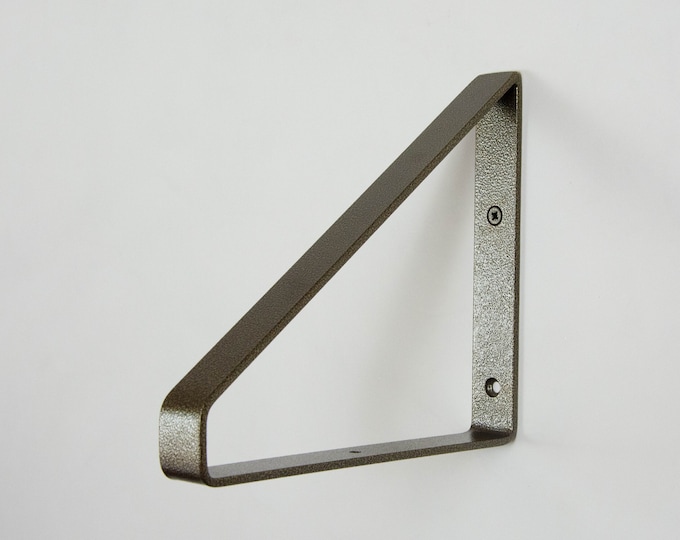 Free Shipping Metal Shelf Bracket - Antique Brass Color - Heavy Duty Bracket - Book Shelf - Triangle Bracket - Bracket