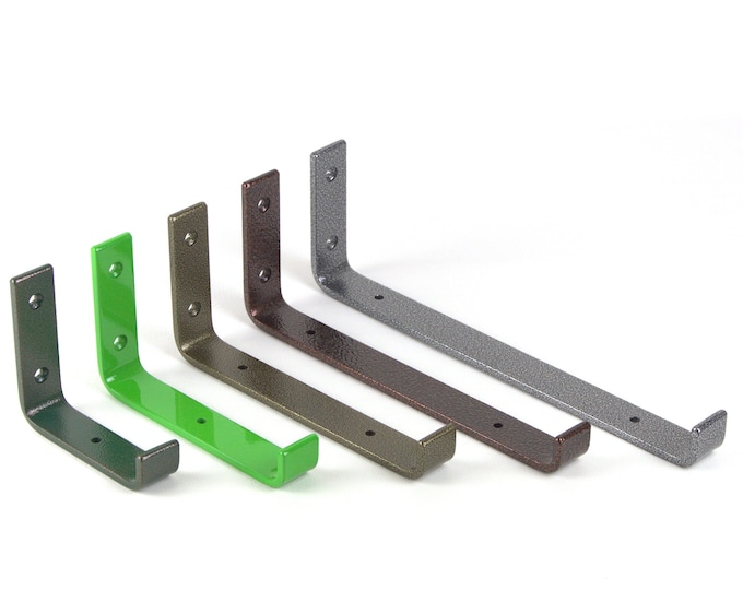 Industrial Shelf Bracket - Metal Bracket - Angle Shelf Bracket - Unique Shelf Brackets